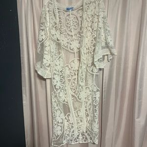 Rebellion sheer lace kimono